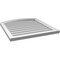 Ekena Millwork Arch Top Surface Mount PVC Gable Vent: Functional, w/ 2"W x 1-1/2"P Brickmould Frame, 26"W x 28"H GVPAR26X2802SF - alternate 4